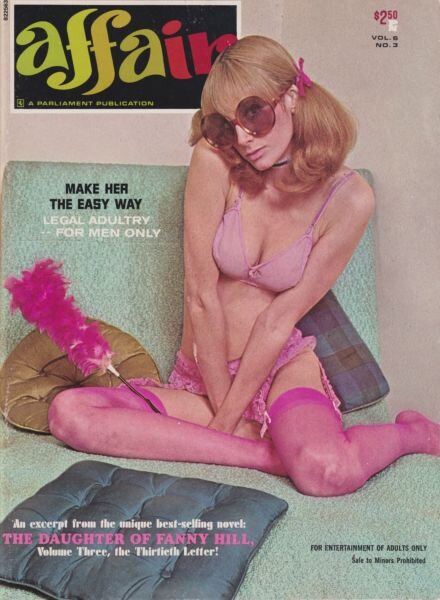 Affair – Vol 6 N 3 October-November-December 1969 Cover