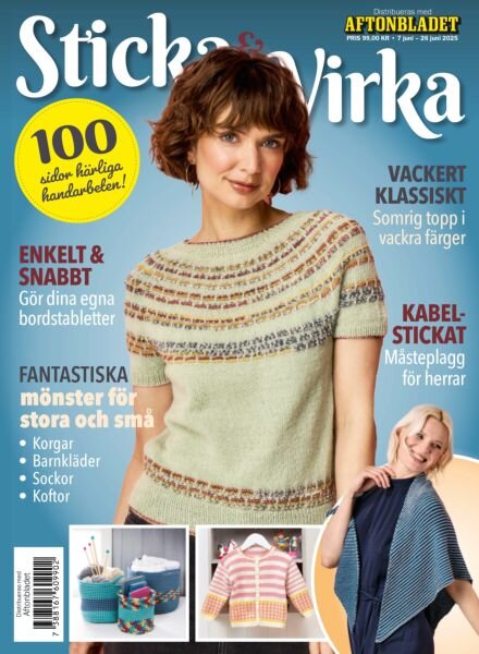 Aftonbladet Sticka & Virka – Juni 2025 Cover