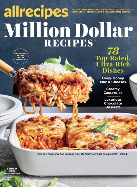 Allrecipes – Million Dollar Recipes – Summer 2025 Cover