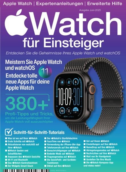 Apple Watch fur Einsteiger – Juni 2025 Cover