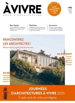 Architectures a vivre – Juillet-Aout 2025