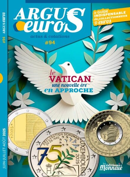 Argus Euros – Juin-Juillet-Aout 2025 Cover