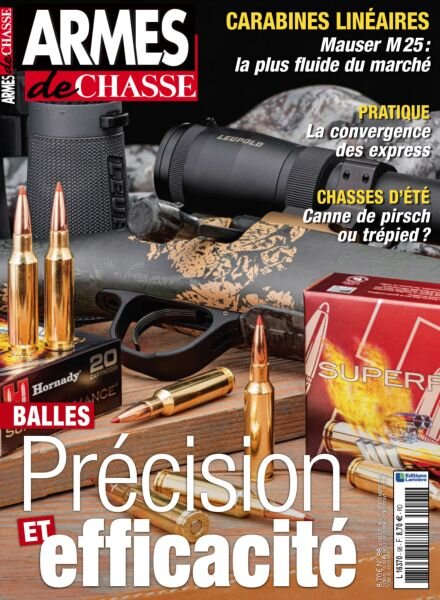 Armes de Chasse – Juillet-Aout-Septembre 2025 Cover