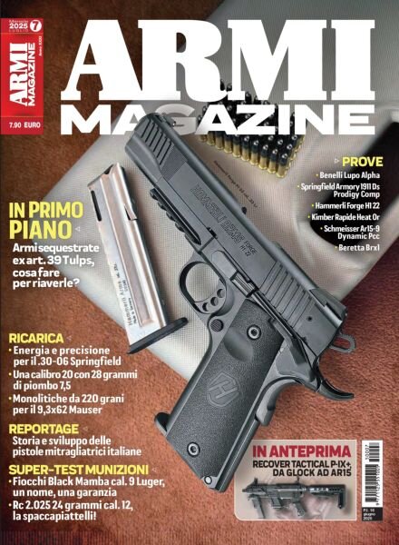 Armi Magazine – Luglio 2025 Cover
