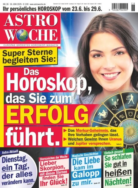 Astrowoche – 18 Juni 2025 Cover