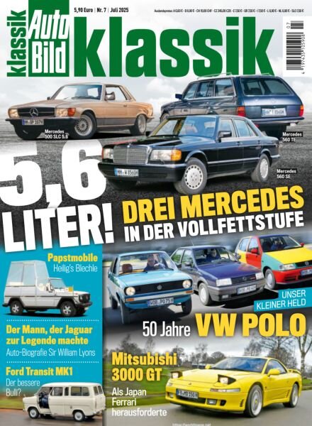 Auto Bild Klassik – Juli 2025 Cover
