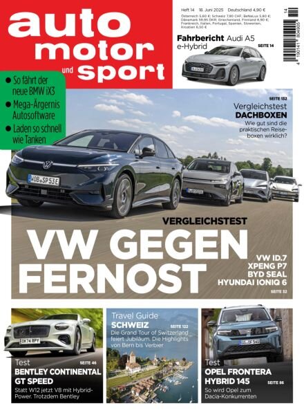 Auto Motor und Sport – 17 Juni 2025 Cover