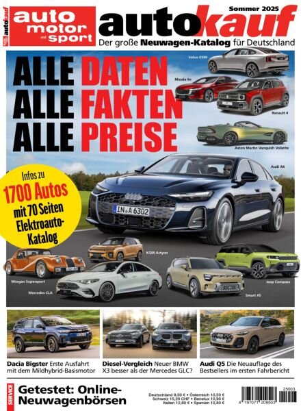 Auto Motor und Sport Autokauf – Sommer 2025 Cover