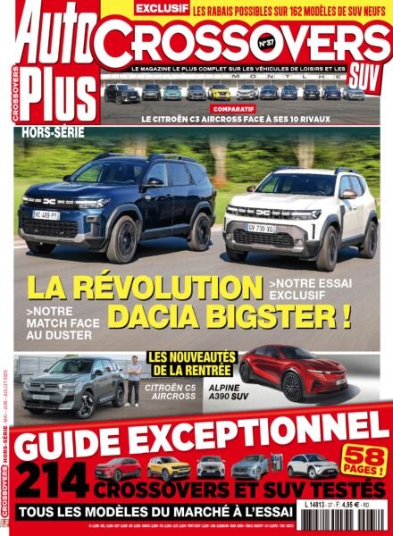 Auto Plus Crossovers SUV – Juin-Juillet 2025 Cover