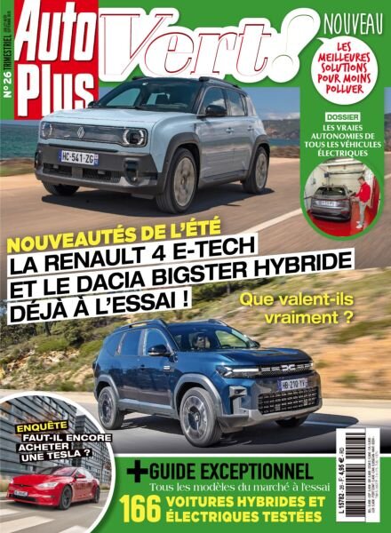 Auto Plus Vert – Juillet-Aout-Septembre 2025 Cover