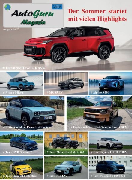 Autoguru.at Magazin – Juni 2025 Cover