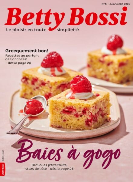 Betty Bossi edition francaise – Juin 2025 Cover