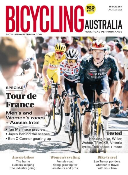 Bicycling Australia – July-August 2025 Cover