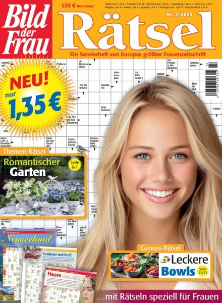 Bild der Frau Ratsel – Juli 2025 Cover