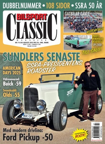 Bilsport Classic – Juni 2025 Cover