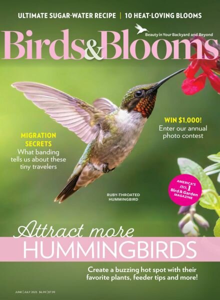 Birds & Blooms – June-July 2025 Cover