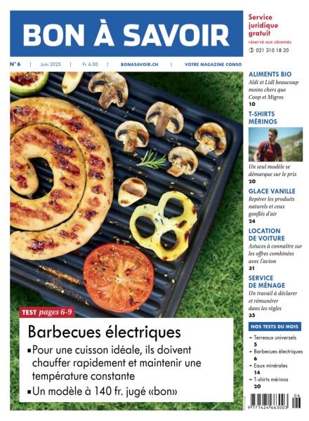 Bon a Savoir – Juin 2025 Cover