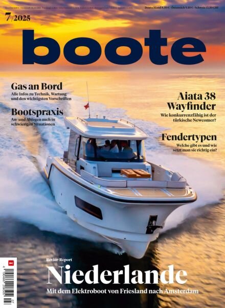 Boote – Juli 2025 Cover