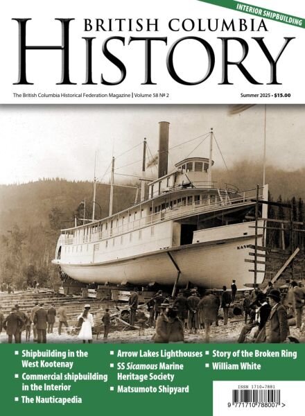 British Columbia History – Summer 2025 Cover