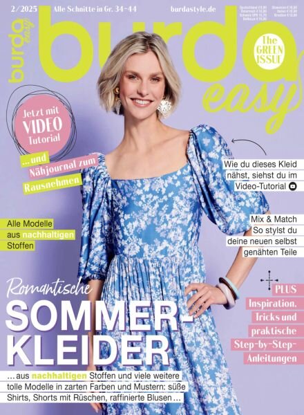 Burda Easy – Nr 2 2025 Cover