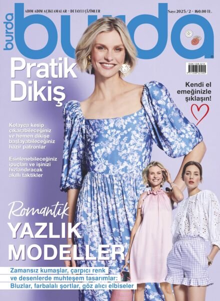 Burda Pratik Dikis – Haziran 2025 Cover