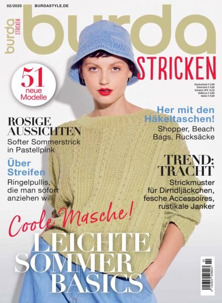 Burda Stricken – Ausgabe 2 2025 Cover