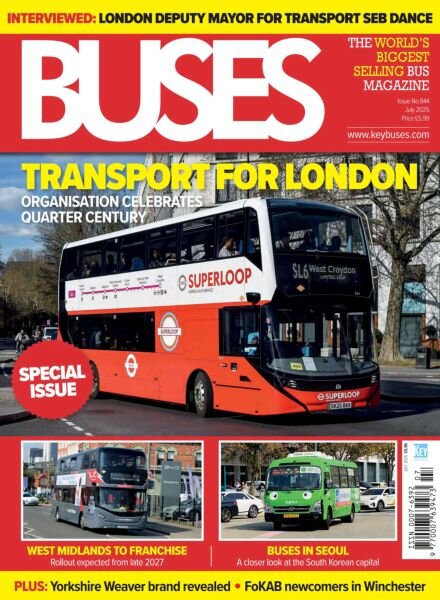 Buses Magazine – July 2025 Cover