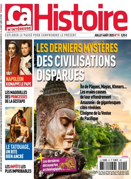 ca M’Interesse Histoire – Juillet-Aout 2025 Cover