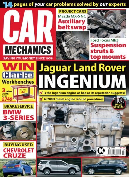 Car Mechanics – July 2025 Cover