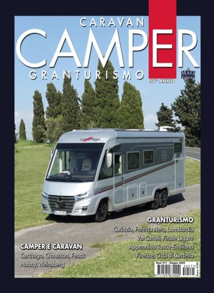 Caravan e Camper Granturismo – Giugno 2025 Cover
