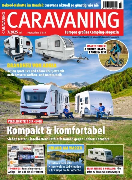 Caravaning – Juli 2025 Cover