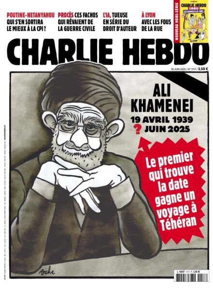 Charlie Hebdo – 18 Juin 2025 Cover