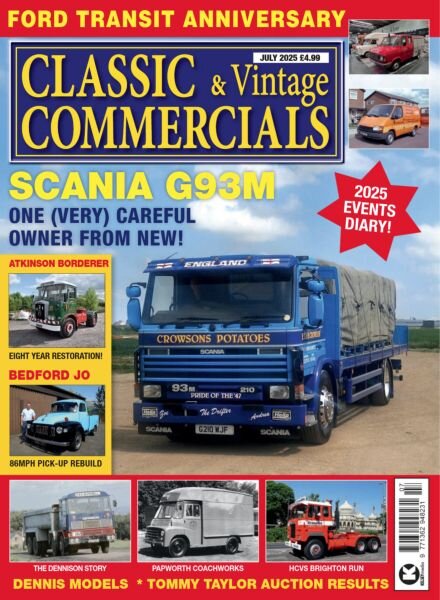 Classic & Vintage Commercials – July 2025 Cover