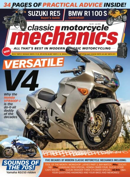 Classic Motorcycle Mechanics – July 2025 Cover