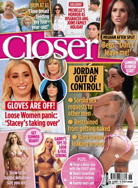 Closer UK – 28 June 2025 Cover