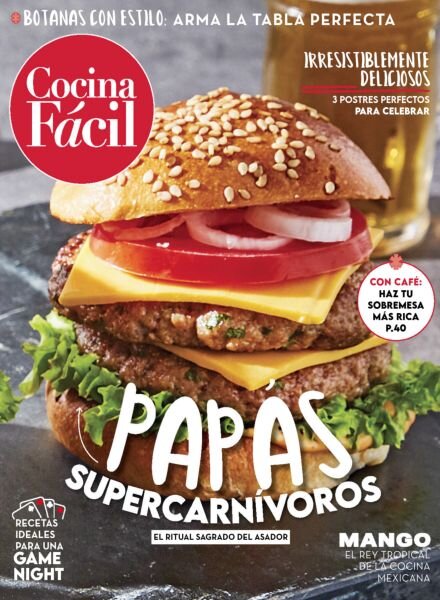 Cocina Facil Mexico – Junio 2025 Cover