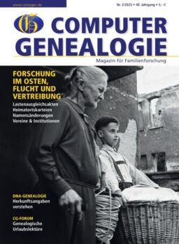 Computer Genealogie – Juni 2025
