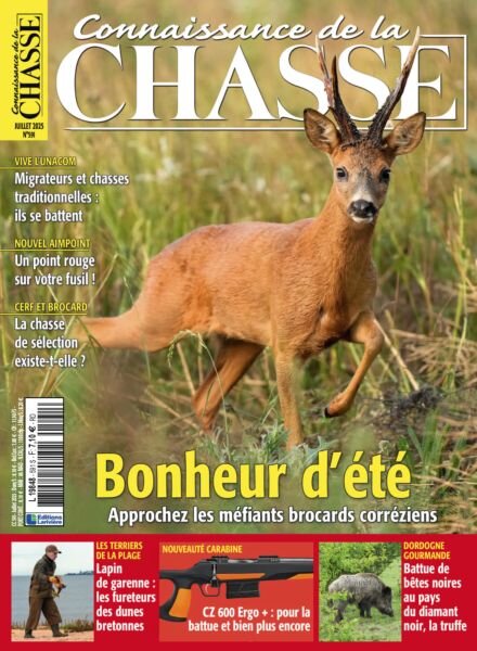 Connaissance de la Chasse – Juillet 2025 Cover