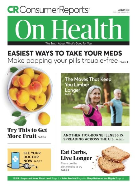 Consumer Reports on Health – August 2025 Cover