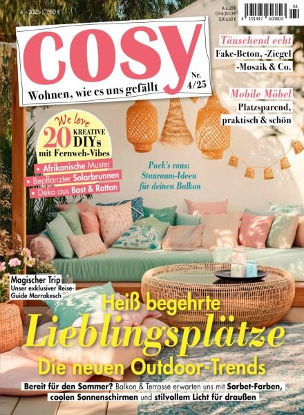 Cosy – Juni 2025 Cover