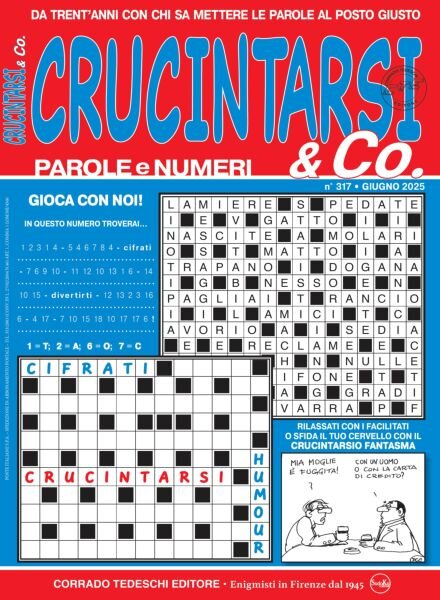 Crucintarsi & Co – Giugno 2025 Cover