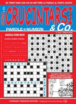 Crucintarsi & Co – Luglio 2025