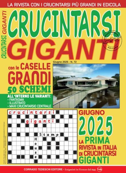 Crucintarsi Giganti – Giugno 2025 Cover