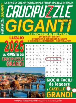 Crucipuzzle Giganti – Luglio 2025
