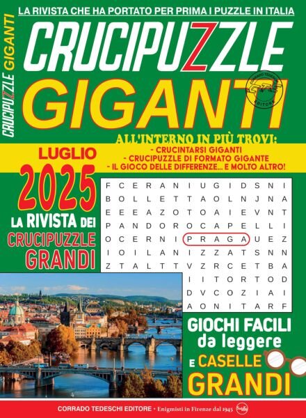 Crucipuzzle Giganti – Luglio 2025 Cover