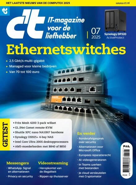 c’t Magazine Netherlands – Juli 2025 Cover