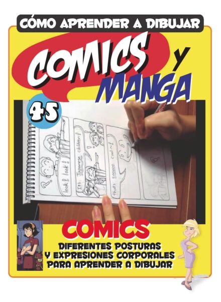 Curso como aprender a dibujar comics y manga – Junio 2025 Cover