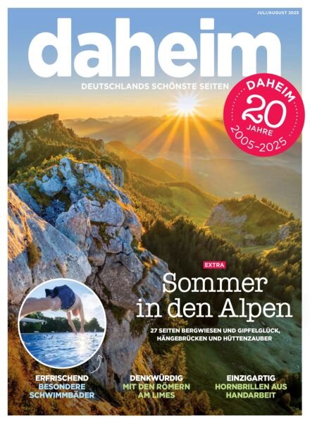 Daheim – Juli-August 2025 Cover