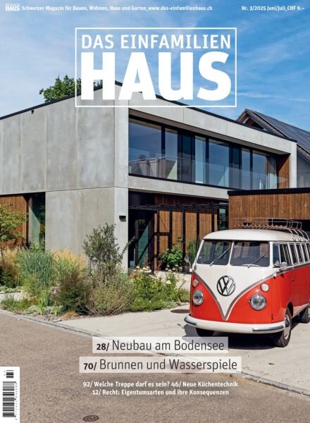 Das Einfamilienhaus – Juni-Juli 2025 Cover