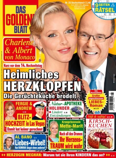 Das Goldene Blatt – 14 Juni 2025 Cover